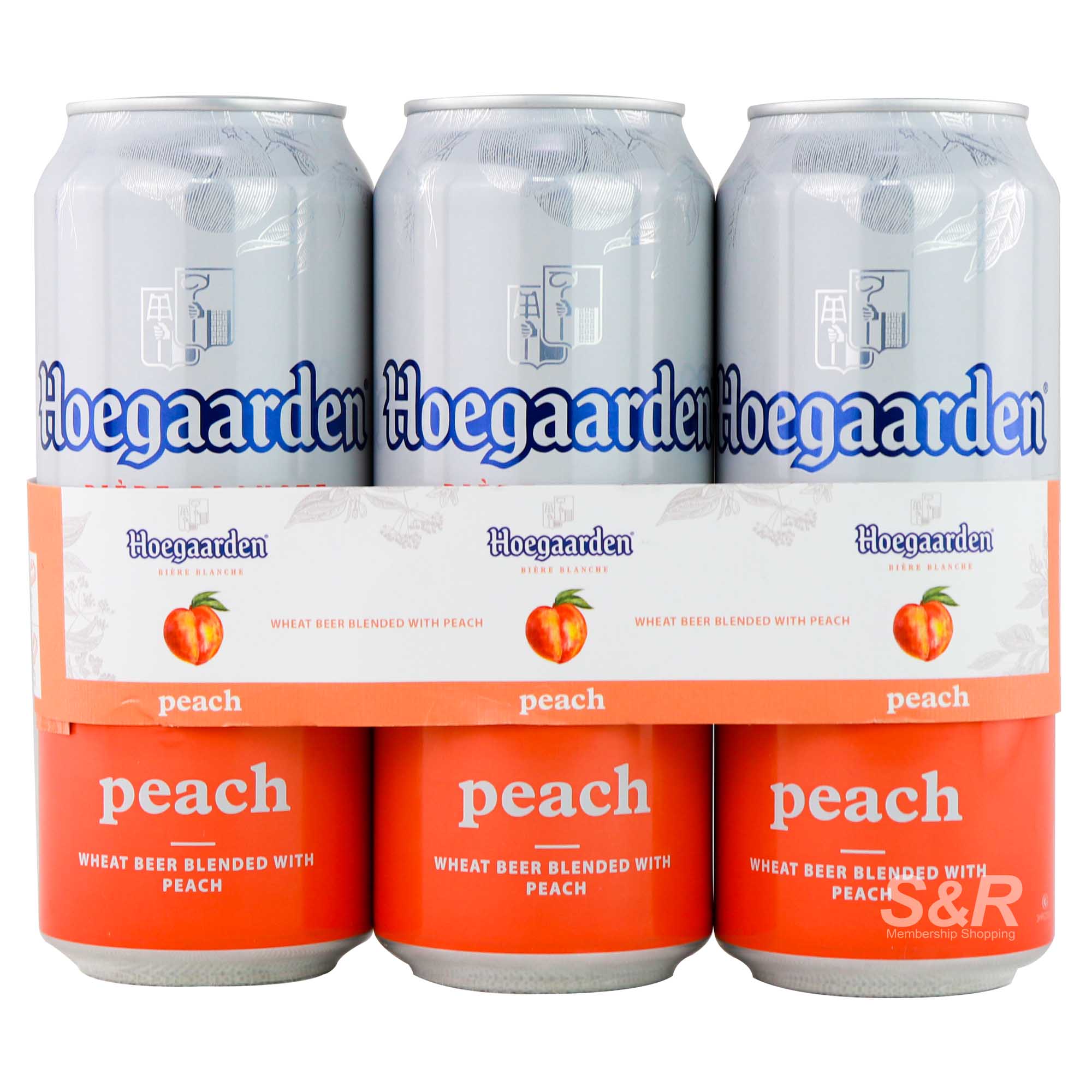 Hoegaarden Wheat Beer Blended with Peach 3 cans